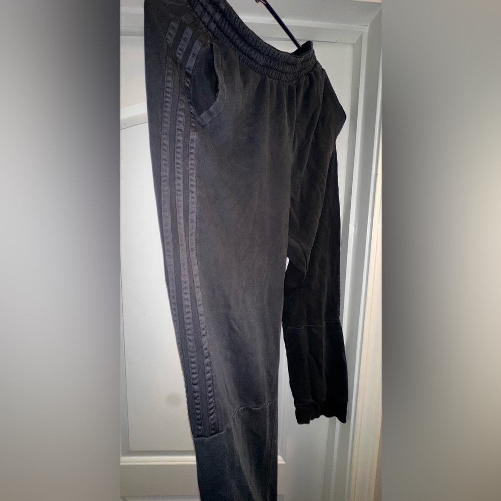Black adidas jogger sweatpants